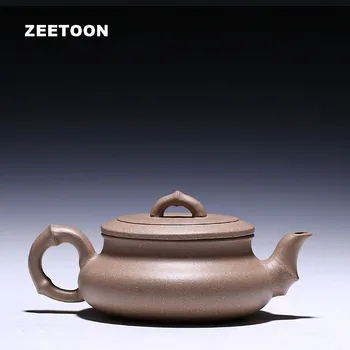 

200cc Authentic Yixing Teapot Chinese Health Purple Clay Master Handmade Kung Fu Tea Set Vintage Zisha Kettle Bian Zhu Duan Pot
