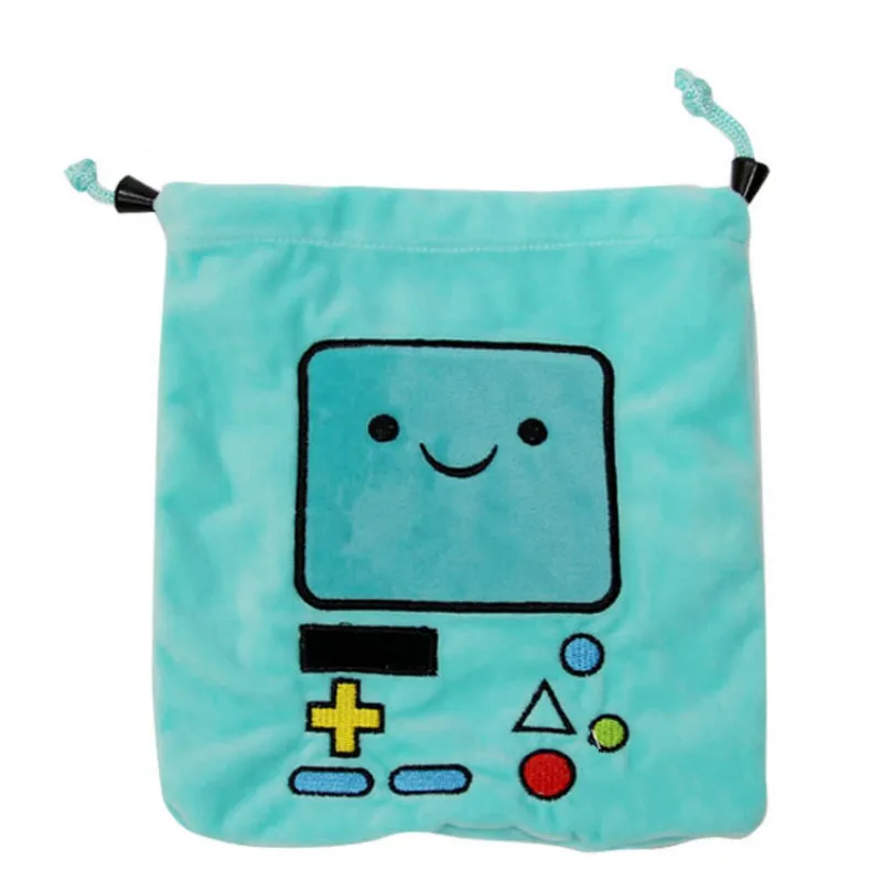 

New Adventure Time Drawstring Bag Children Cartoon Drawstring Bag Cool Gift Coin Purse Organize Bags For Male/female