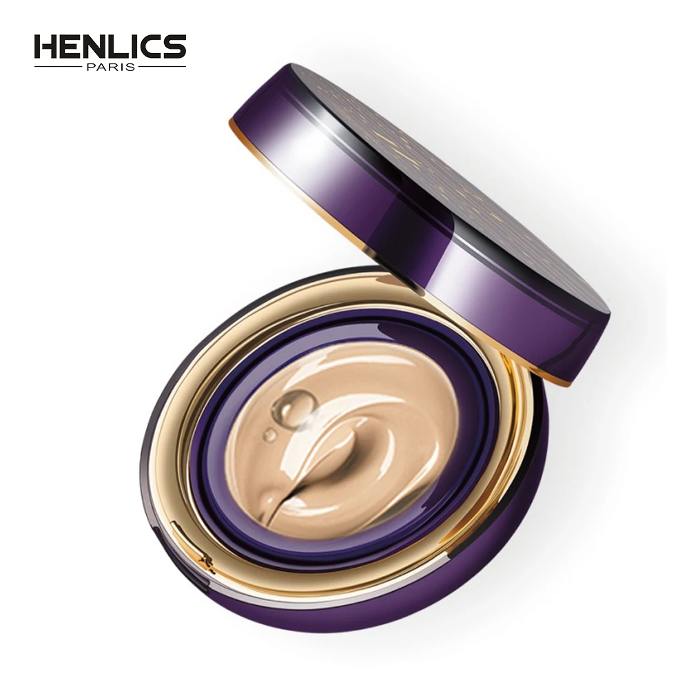 HENLICS Hyaluronic acid Sunscreen Bouncing Air Cushion BB Cream Concealer Moisturizing Foundation Whitening Face Cream HENLICS Hyaluronic acid Sunscreen Bouncing Air Cushion BB Cream Concealer Moisturizing Foundation Whitening Face Cream