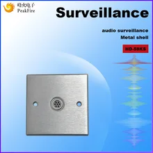 Скрытый аудио наблюдения Пикап микрофон безопасности слуховое оборудование Высокочувствительный Аудио Микрофон