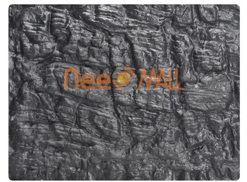 

2pcs 60x45cm Foam Dark Black Rock Style 3D Aquarium Background Board Rock for Fish Reptile Tank