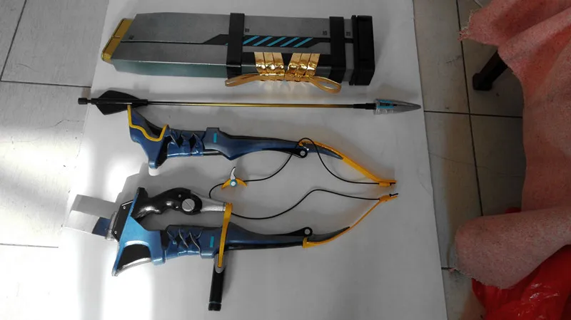 Высококачественный персонализированный Аниме Косплей ПВХ реквизит игра Cos Hanzo
