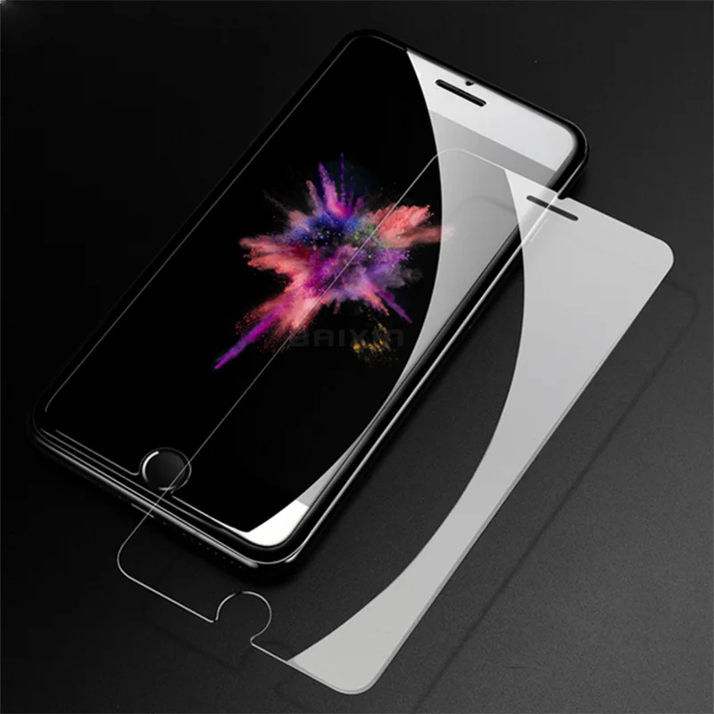 Закаленное стекло премиум класса для iPhone 7 Plus 6 6S 8 X 9H 2.5D защита экрана 5 SE 4
