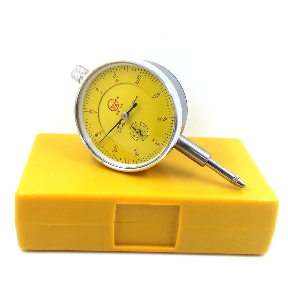 Циферблатный индикатор 0-10 мм метр точный 0,01 разрешение концентричность тест PTSP с рифлёной задней измерительный манометр микрометр