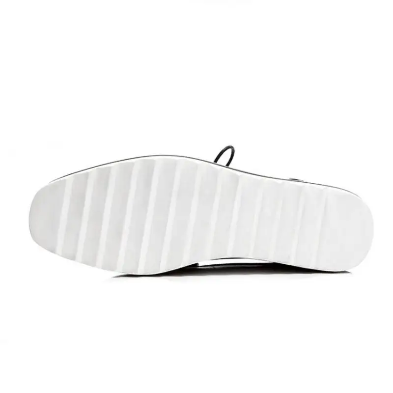 Des Vin Jusqu'à En Club Plate 39 Femme forme Taille Pompes 33 Véritable Rouge Femmes Casual Étoiles La Chaussures Mode Dentelle Jojonunu Cuir zRqOCO