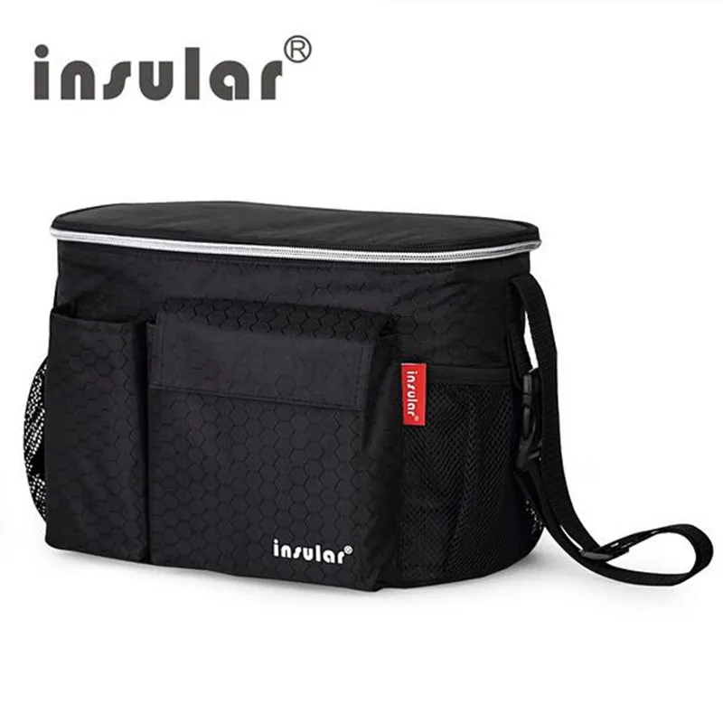 Insulation Aluminum Baby Stroller Bag Baby Carriage Food Cup Bag Pram Buggy Cart Bottle Bags Stroller Organizer Accessories