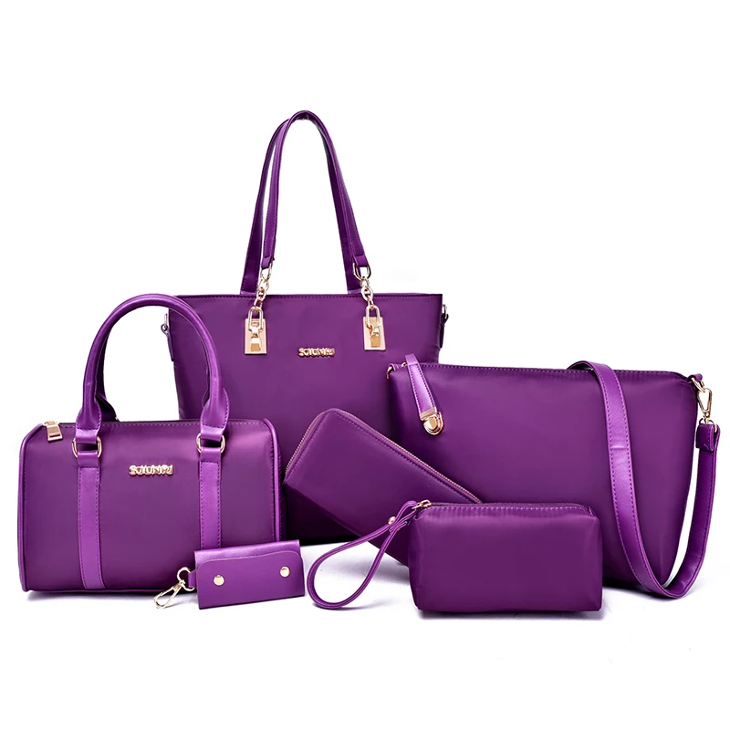 6 PCS font b Set b font Women font b Handbag b font 2016 Famous Brand