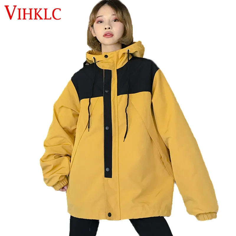 

Ulzzang Jacket Women Loose Baseball Uniform 2018 Spring Autumn New BF Casual Harajuku Style Hip Hop Girl Handsome Coat X103