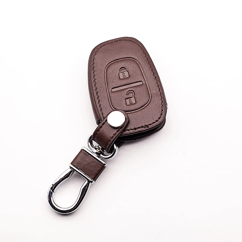 Модный мужской кожаный ключ автомобильный ключ держатель Автомобильный Чехол для Renault/для Opel Vivaro Movano, 2 кнопки кожаный автомобиль удаленный ключ чехол