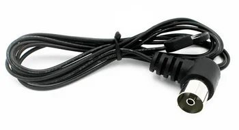 

100pcs Black FM Antenna 75Ohm UNBAL for Sound Natural Sound Stereo Receiver Antennas For FM Radio/Hi-Fi/DAB/ TV Indoor use