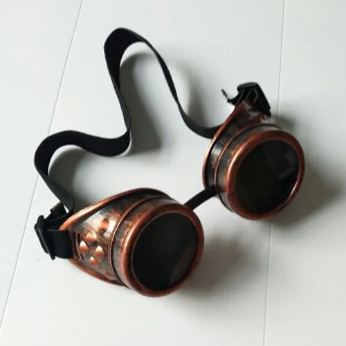 

1x Welding Cyber Round Goggles Goth Steampunk Cosplay Antique Victorian Cosplay