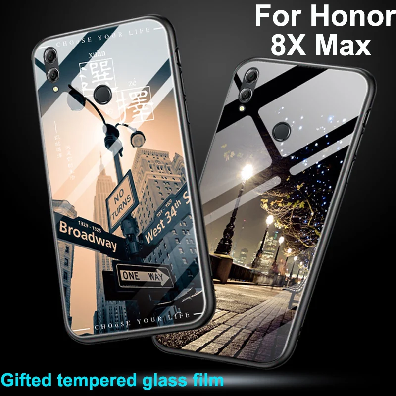 2 шт. защитный чехол из закаленного стекла для Huawei Honor 8X Max 8 XMax | Мобильные телефоны
