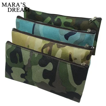 

Mara's Dream Unisex Cosmetic Cases fashion Camouflage printing canvas bag Multifunction large capacity Women storage bag