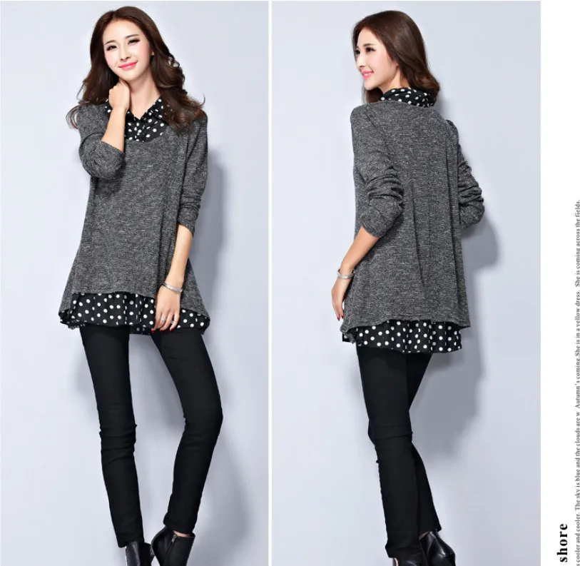 2017 nuevo suéter de invierno vestido más tamaño mujeres ropa 5XL, 4XL, 3 XXXL casual mujer vestido túnicas manga larga robe Femme ropa mujer 2017 nuevo suéter de invierno vestido más tamaño mujeres ropa 5XL, 4XL, 3 XXXL casual mujer vestido túnicas manga larga robe Femme ropa mujer