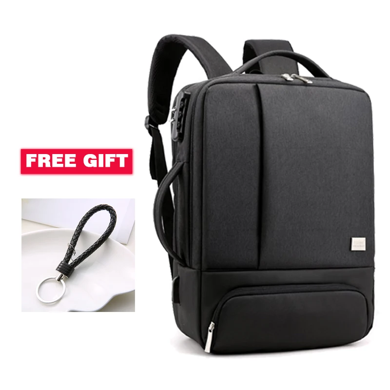 

FREE GIFT Anti Theft Laptop Backpacks 15.6 Inch Male Men Backpack School Bags Notebook With USB Charging Bagpack Waterproof Bag