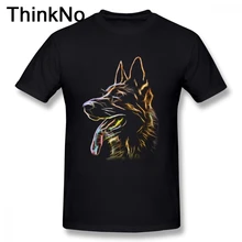 Человек Пособия по немецкому языку овчарка футболка Футболка Топ дизайн Новое поступление thinkno футболка с круглым вырезом футболки