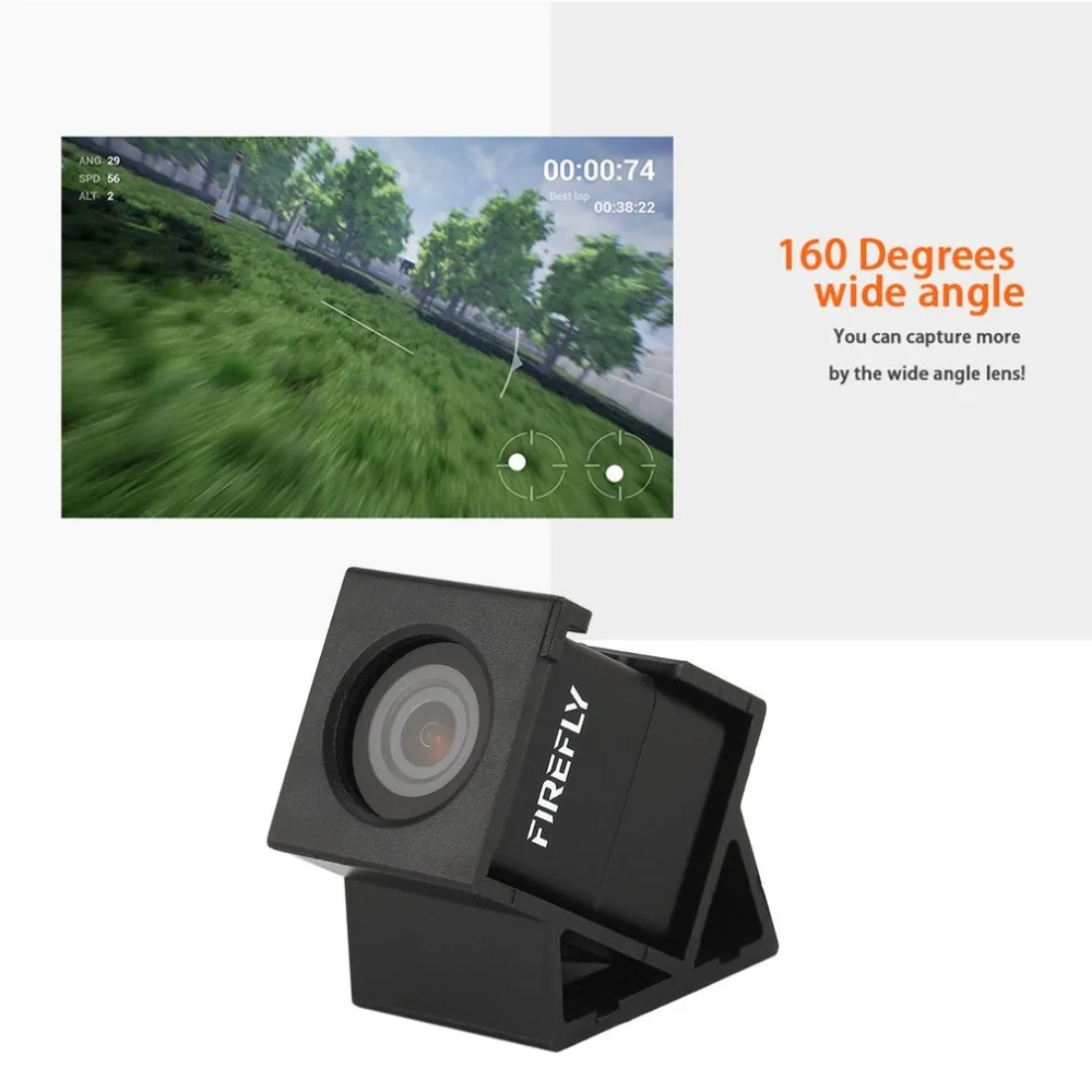 

Hawkeye Firefly Micro Action Camera 1080P Mini Recording FPV Cam 160 Wide Angle for 90 100 130 Racing Drone Quadcopter Aircraft