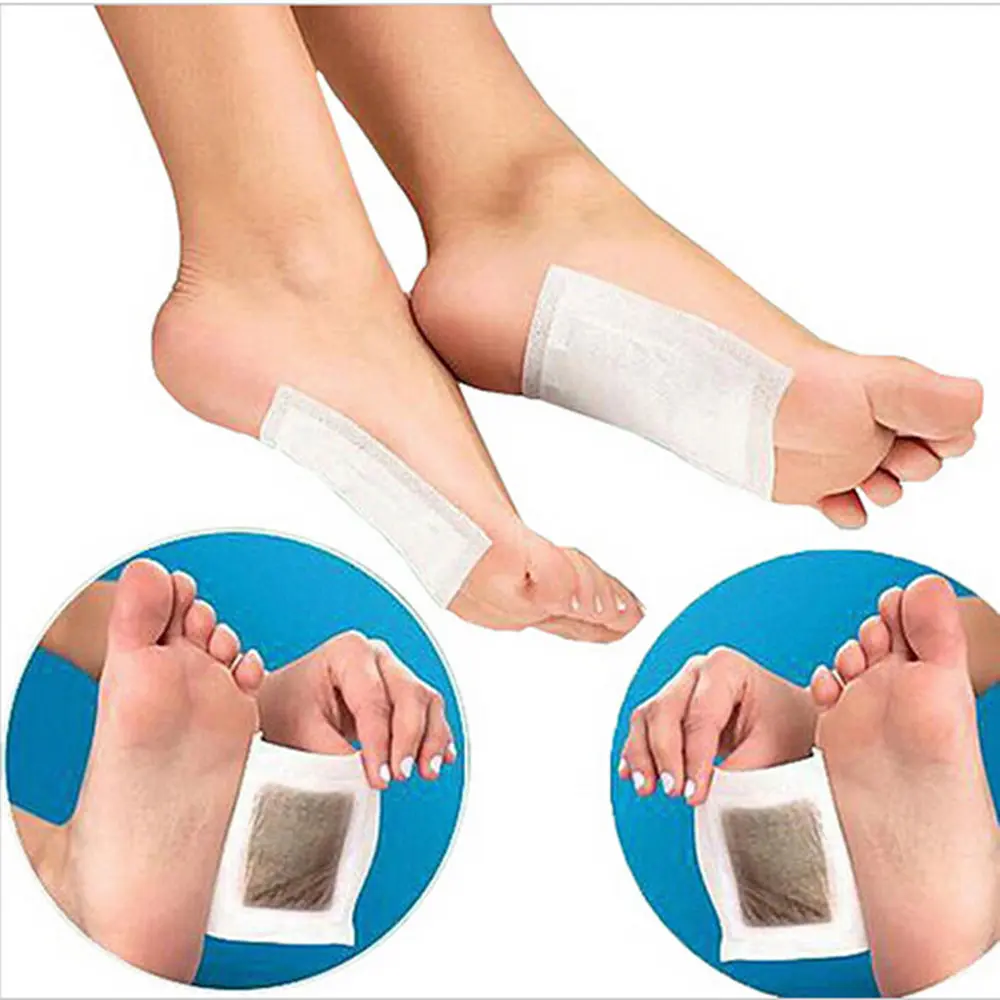 

10Pcs/Bag Fashion Herbal Detox Foot Pads Patches Feet Care Medical Plaster Foot Remover Relieving Pain Foot Massager