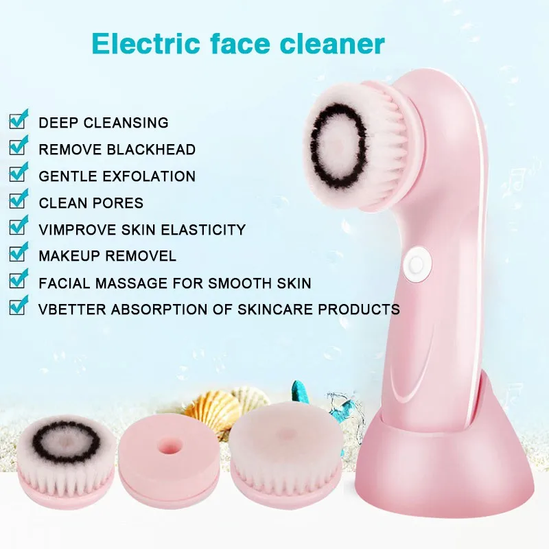 lavagem facial alimentado dispositivo de limpeza facial