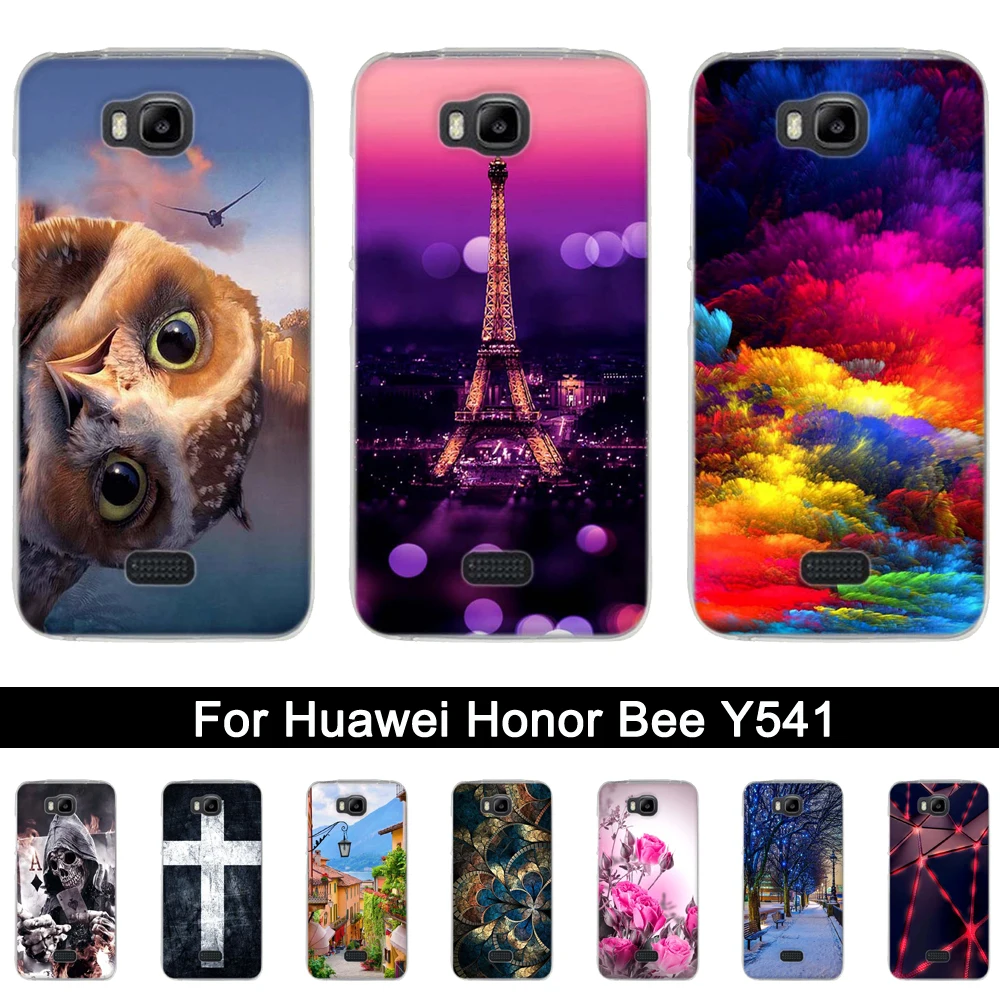 Чехол на заднюю панель для huawei Y5C, чехол из ТПУ для huawei Honor Bee, чехол для телефона s для huawei Y541 Y5C Honor Bee y541, y541-u02, силиконовые чехлы