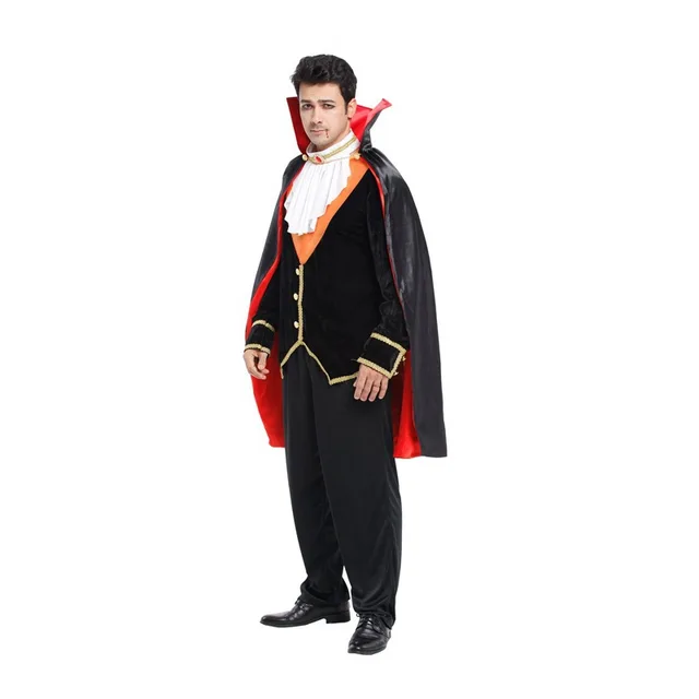 New Arrival Men Cosplay Royal Vampire Halloween Gothic Victorian
