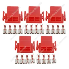 5 sets 4 Pin Waterproof car connector Oxygen sensor plug connector with terminal DJ70412-6.3-21 4P 5 sets 4 Pin Waterproof car connector Oxygen sensor plug connector with terminal DJ70412-6.3-21 4P