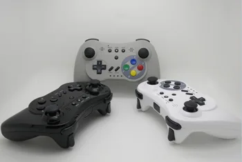 

Dual Analog Bluetooth Wireless Gamepad Remote Controller For W ii U Pro Wireless Controller Interworks Retro SNES Gamepad Joypad