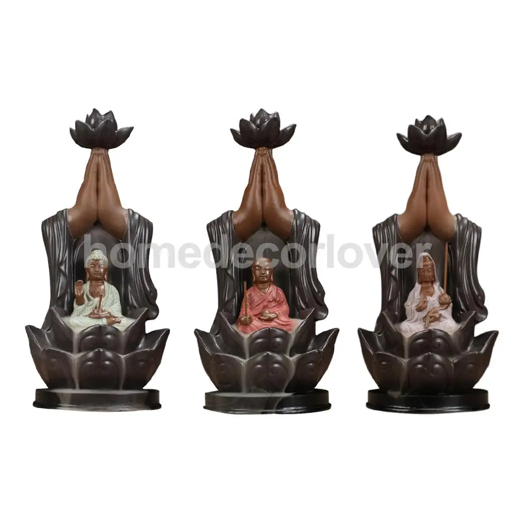 Koop Top Collectie Kleine 4 #039; #039;Shakyamuni Guanyi Decoratieve Beeldje Hars met Geglazuurde Afwerking, Woondecoratie, kantoor Decor