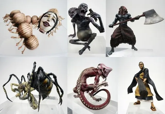 

pvc figure Doll model toy Spider Hands Dad Axe God Acrobatic Princess Ghost Model 6pcs/set