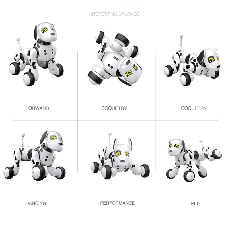Новые Электронные Домашние животные RC робот собаки стенд Прогулка милая интерактивная умная собака Робот игрушка умная Беспроводная