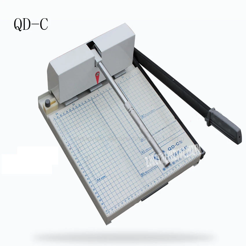 1PC QD-C Heavy Duty Ream Guillotine A4 Size Stack Paper Cutter Paper Cutting Machine,punching machine bore diameter 4mm/5mm/6mm цена 1PC QD-C Heavy Duty Ream Guillotine A4 Size Stack Paper Cutter Paper Cutting Machine,punching machine bore diameter 4mm/5mm/6mm цены онлайн