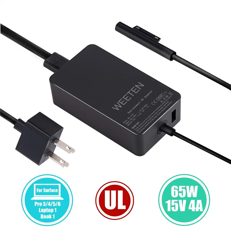 15 V 4A 65 W AC محول شاحن الجهاز اللوحي لمايكروسوفت السطح برو 3 4 1706 امدادات الطاقة المحموله ل سطح كتاب النواة i5 نموذج 1705 15 V 4A 65 W AC محول شاحن الجهاز اللوحي لمايكروسوفت السطح برو 3 4 1706 امدادات الطاقة المحموله ل سطح كتاب النواة i5 نموذج 1705