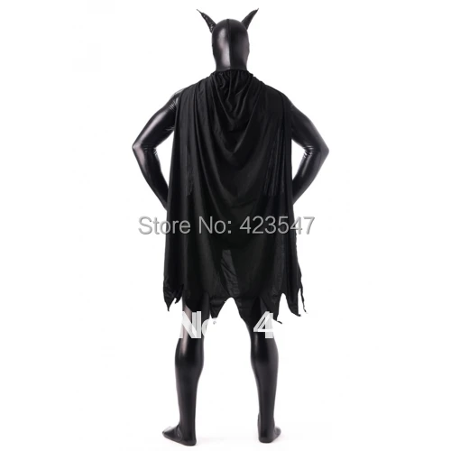 Black Metal Batman costume DC Comics Metallic Batman Superhero Costume Halloween Costumes