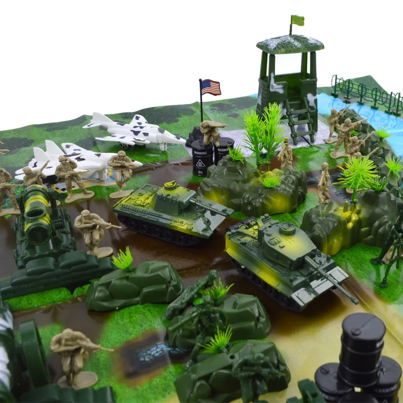 1 Набор армейские военные модели солдаты экшн фигурки игрушки сделай сам
