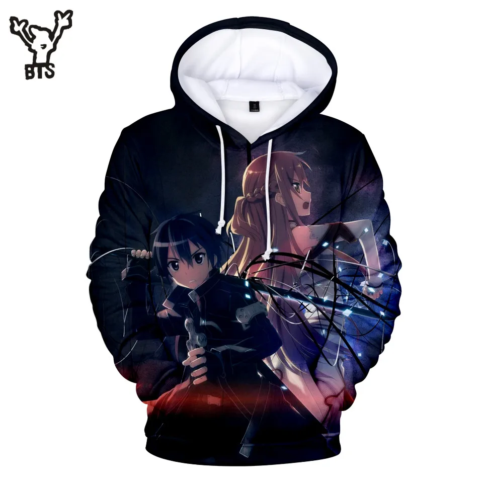 Preise Hot Anime Schwert Kunst Online 3D Drucken Hoodies Junge Mädchen Langarm Freizeit Mit Kapuze Sweatshirt Yong Menschen Fashion Hoodies