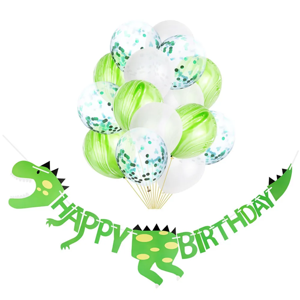Baby Shower Dinosaur Birthday Party Latex Balloon Xmas Banner Party Supply NEW