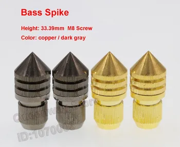 

1Set/4PCS Brass Shockproof Spike Stand Feet Foot Bookcase Case Wood M8 Screw
