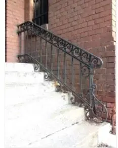 

Hench 100% handmade forged custom designs iron patio railing decorative