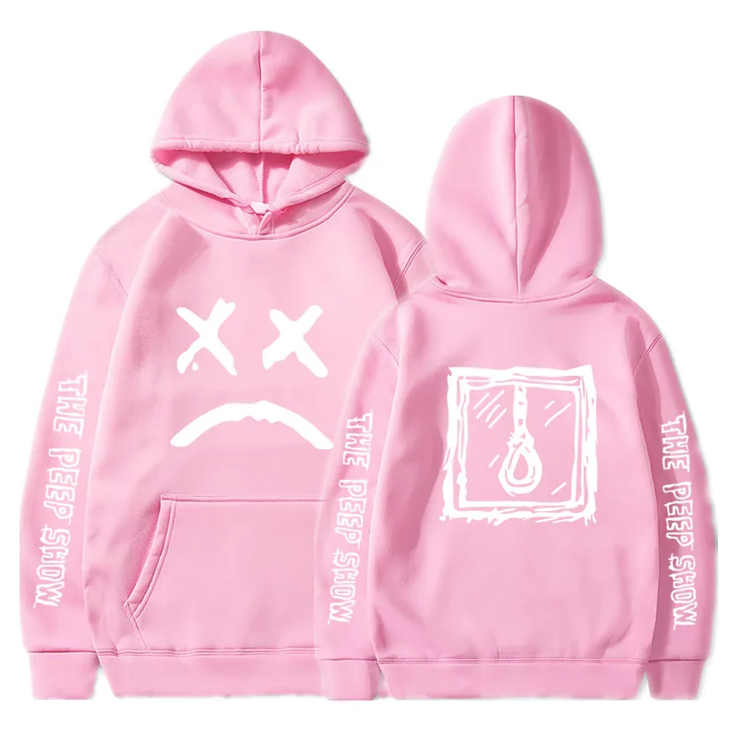 Pink 16 Lil Peep/толстовки с капюшоном Love lil. peep, мужские толстовки, пуловер с капюшоном, свитшоты для мужчин/женщин, sudaderas cry, детские толстовки с капюшоном, hoddie S-XXXL - Цвет: Pink 16