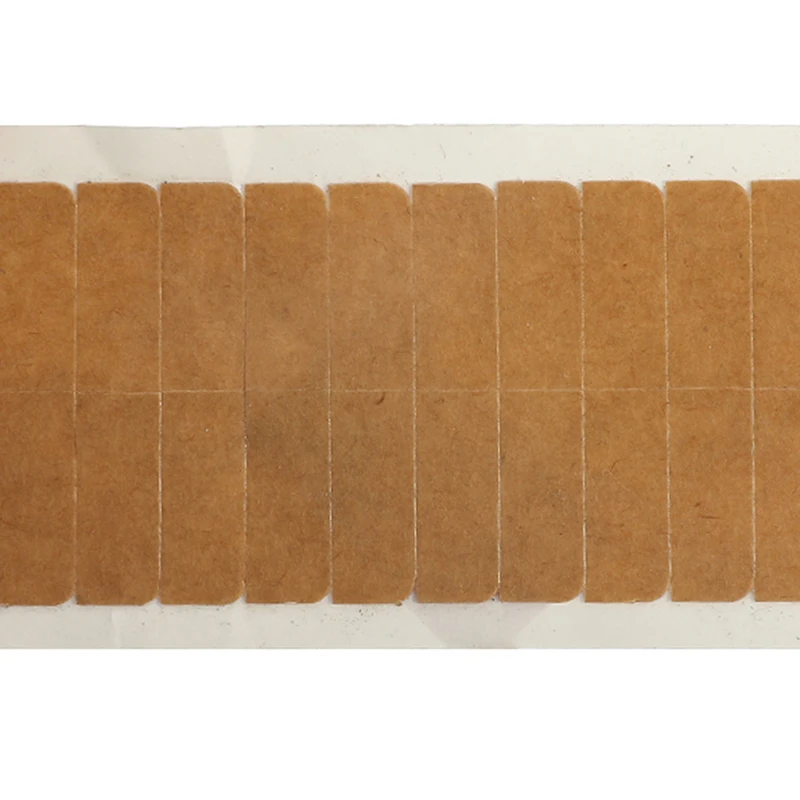 12pcs/sheet 4x0.8cm Strong Super Hair Adhesive Tape Protein Double Sided Hair Adhesive Tapes Skin Weft Wig Lace Hair Extension