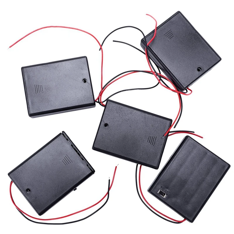 

Black Shell to pressure / switch off for cable 4 x 1.5 V 2 Battery AAA supports for covers 5 pieces