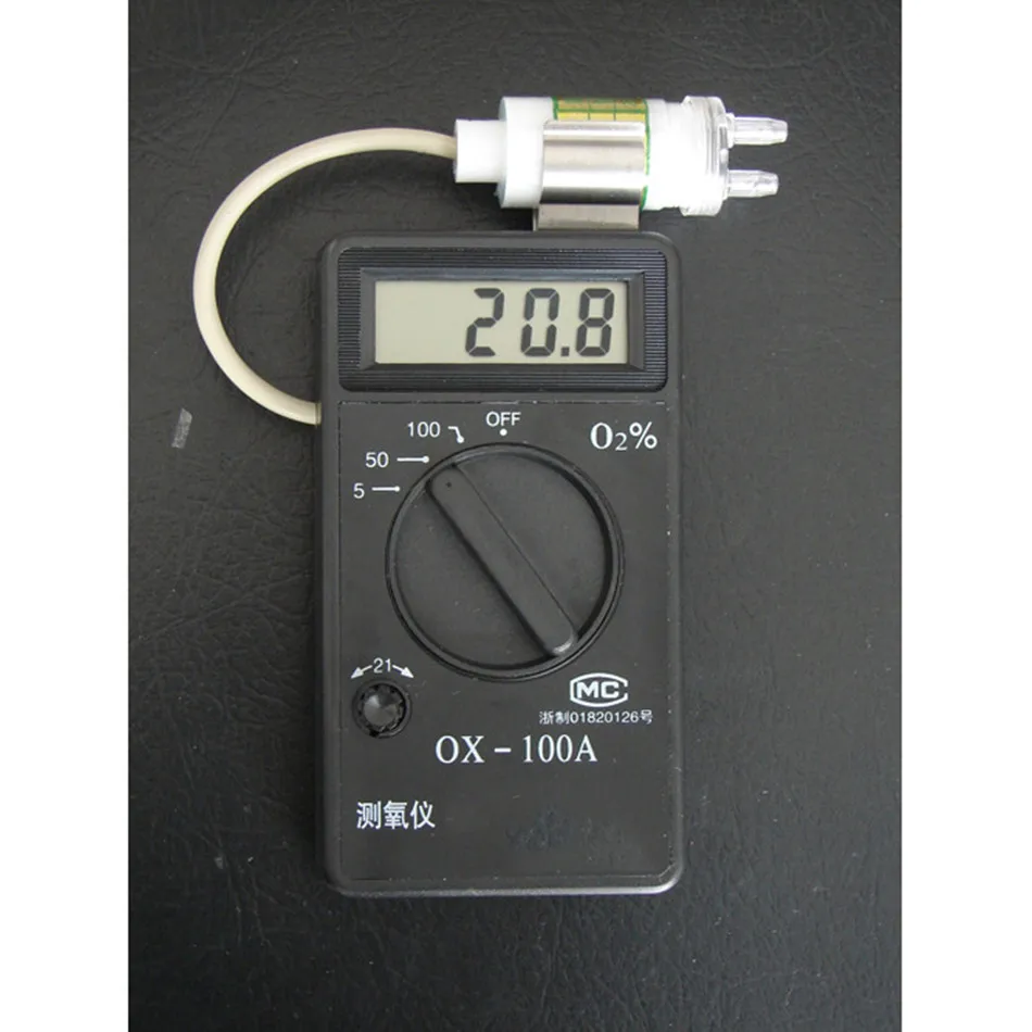 

Food Fruit Packaging Bag Container O2 Oxygen Concentration Tester Oxygen Analyzer OX-100A O2 Gas Detector Digital Oxygen Meter