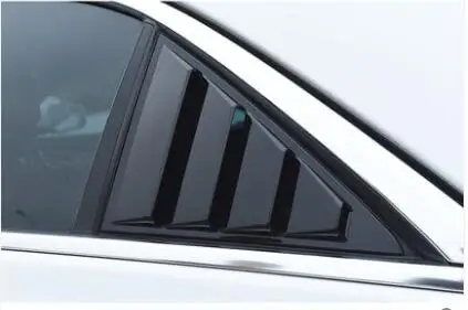 Для Cadillac ATS- Седан ABS для окна задней двери оттенков жалюзи рама, окно формование порогов покрытие стикер для отделки