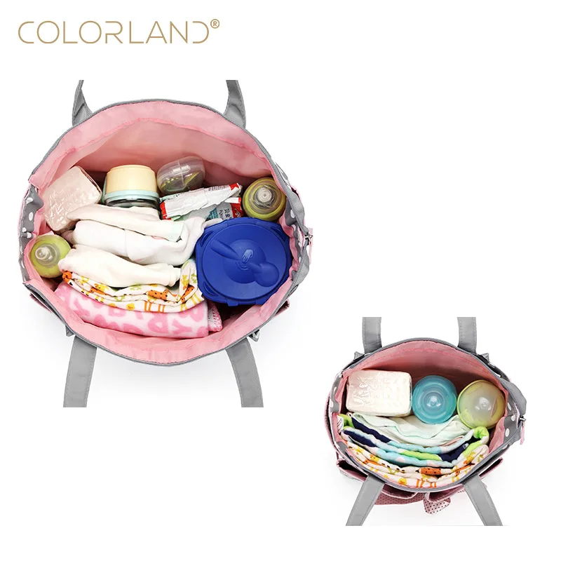 Colorland Mom Pack 5 sets of single shoulder portable multi-function large capacity fashion maternal and child bag