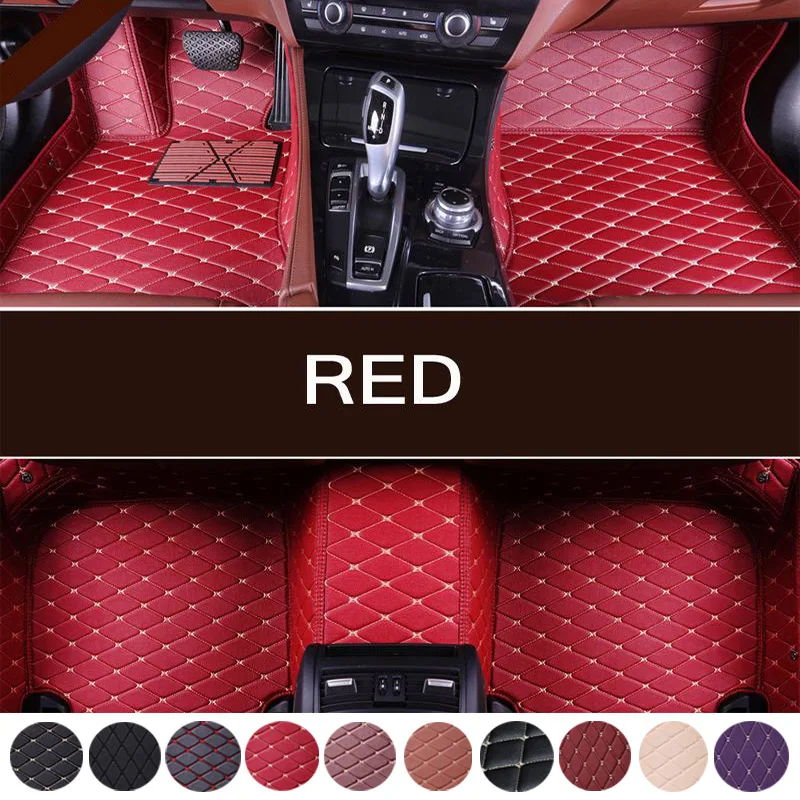 

Car soft elastic floor mats for Jaguar XF XE XJL XJ6 XJ6L F-PACE F-TYPE brand firm soft car accessories car Custom floor mats
