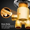 Bronze Chromed Ceramic Cartridge Cold and Hot Mixer 2 Way Bathtub  Waterfall Tap For Bath Shower Head & Massage Tub Water Inlet 4