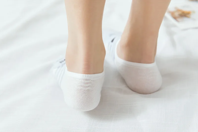5 пар/уп. женские носки, невидимые короткие носки, силиконовые Нескользящие носки-башмачки, Забавные милые носки с рисунками животных, носки без пятен