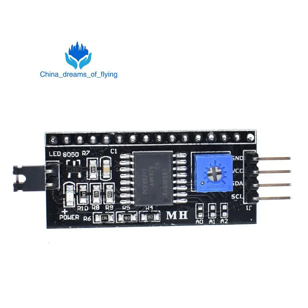 

TZT 1pcs IIC/I2C / Interface LCD1602 2004 LCD Adapter Plate for Arduino