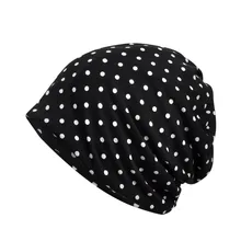 Для женщин открытый кроссовки Кепки шарф с принтом в горошек Зонт дышащий стрейч шапка шею спальный повязка для йоги