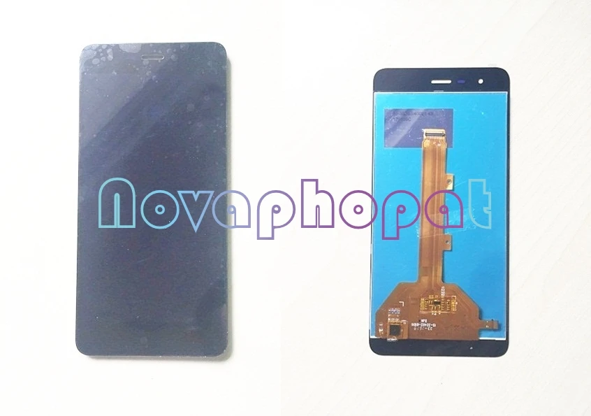 Novaphopat черный полный экран в сборе для Fly FS511 FS 511 Cirrus 7 ЖК дисплей с сенсорным